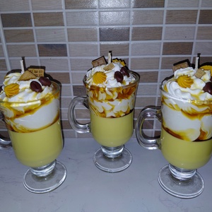 Frappuccino illatú gyertya  - otthon & életmód - gyertya, illat, aroma - gyertya - Meska.hu