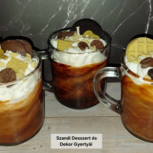 Kávés gyertya , Otthon & Életmód, Gyertya, illat, aroma, Gyertya, Gyertya-, mécseskészítés, MESKA