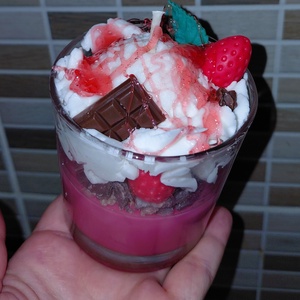 Epres vaníliás gyertya  - otthon & életmód - gyertya, illat, aroma - gyertya - Meska.hu