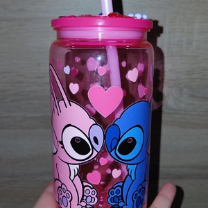 Stitch pohár  - Meska.hu