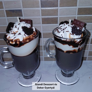 Forrócsokis szójaviasz gyertya  - Meska.hu