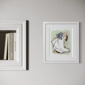 Egyedi esküvői illusztráció fotó alapján - személyre szabott nászajándék - esküvő - esküvői szett - Meska.hu