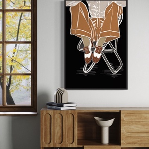 Twiggy's brogues - illusztr�ci� nyomtatva - művészet - grafika & illusztráció - digitális - Meska.hu