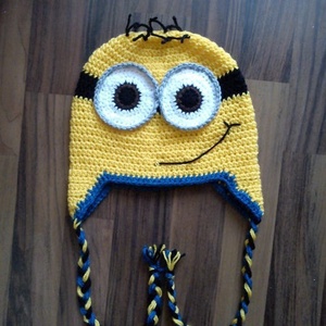 horgolt Minion sapkák - Meska.hu