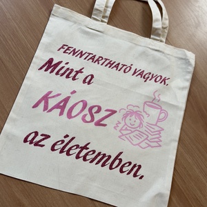 Vicces vászontáska, Táska & Tok, Bevásárlás & Shopper táska, Shopper, textiltáska, szatyor, Mindenmás, MESKA