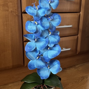 Élethű orchidea - otthon & életmód - dekoráció - virágdísz és tartó - csokor & virágdísz - Meska.hu
