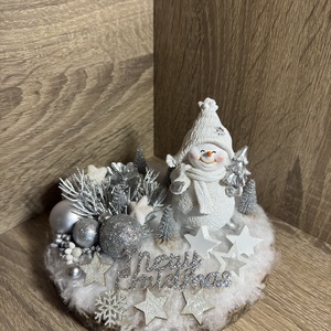 Karácsonyi dekoráció - karácsony - adventi díszek - adventi asztaldísz - Meska.hu