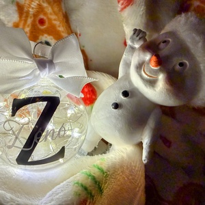 Névre szóló világító gömb  - Meska.hu