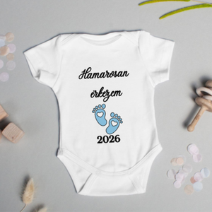 Baba body- Hamarosan érkezem fiú, Baba - mama, Babaemlékek, Bababejelentők, , MESKA