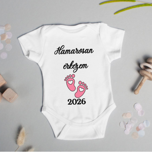 Baba body -Hamarosan érkezem lány, Baba - mama, Babaemlékek, Bababejelentők, , MESKA