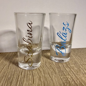 Névre szóló feles pohár , Esküvő, Emlék & Ajándék, Köszönőajándék, Mindenmás, MESKA