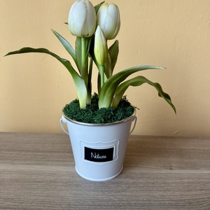 Élethű tulipán dekoráció - Meska.hu