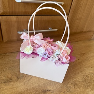 Anyák napi, ballagási virág táska -  - Meska.hu