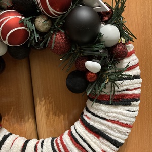 Karácsonyi kopogtató - karácsony - karácsonyi lakásdekoráció - karácsonyi ajtódíszek - Meska.hu