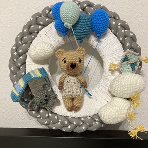 Kopogtató, Otthon & Életmód, Dekoráció, Ajtó- és ablak dekoráció, Ajtódísz & Kopogtató, Horgolás, MESKA