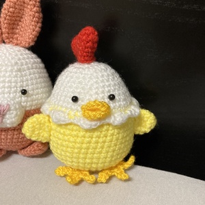 Húsvéti horgolt figurák - otthon & életmód - dekoráció - asztal és polc dekoráció - asztaldísz - Meska.hu