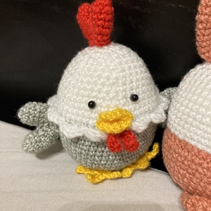 Húsvéti horgolt figurák - otthon & életmód - dekoráció - asztal és polc dekoráció - asztaldísz - Meska.hu