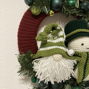 Karácsonyi kopogtató - karácsony - karácsonyi lakásdekoráció - karácsonyi ajtódíszek - Meska.hu