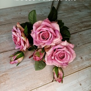 Selyem rózsacsokor - otthon & életmód - dekoráció - Meska.hu Selyem rózsacsokor - otthon & életmód - dekoráció - Meska.hu