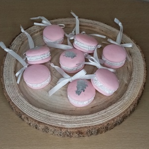 Gipsz macaron karácsonyfadísz szett - Meska.hu