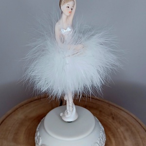 Zenélő balerina figura - kellékek & szerszámok - dekorációs kellékek - figurák - Meska.hu