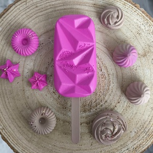 Csoki-magenta dekorációs gipsz édességek , Díszíthető tárgyak, Kerámia, , MESKA