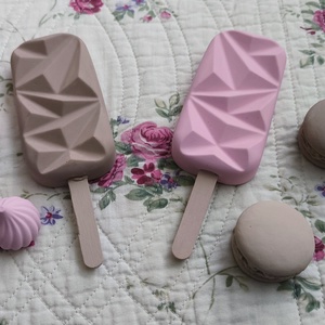 Jégkrém, macaron, habcsók gipsz dekorációs szett - diy (csináld magad) - egységcsomag - Meska.hu