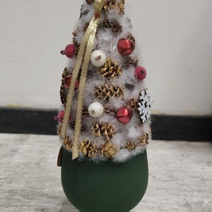 Díszített karácsonyfa - karácsony - adventi díszek - adventi asztaldísz - Meska.hu