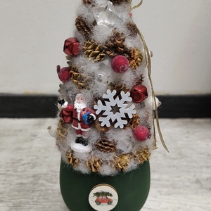 Díszített karácsonyfa - karácsony - adventi díszek - adventi asztaldísz - Meska.hu