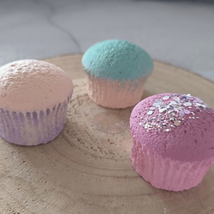 Gipsz muffinok fagyi színekben  - kellékek & szerszámok - dekorációs kellékek - figurák - Meska.hu