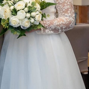 jégvirág menyasszonyi ruha - esküvő - ruha - menyasszonyi ruha - Meska.hu