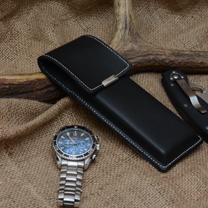 Bőr tolltartó - otthon & életmód - papír, írószer - tolltartó & ceruzatekercs - Meska.hu