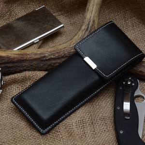 Bőr tolltartó - otthon & életmód - papír, írószer - tolltartó & ceruzatekercs - Meska.hu