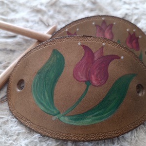 Tulipános hajtűk/ kontytűk - ruha & divat - hajdísz & hajcsat - hajcsat & hajtű - Meska.hu