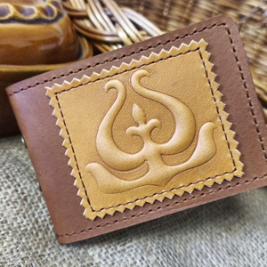 Domborított díszítésű kártyatartó, Táska & Tok, Pénztárca & Más tok, Kártyatartó & Irattartó, Bőrművesség, MESKA