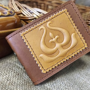 Domborított díszítésű kártyatartó - táska & tok - pénztárca & más tok - kártyatartó & irattartó - Meska.hu