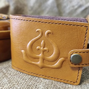 Domborított díszítésű kártyatartó - táska & tok - pénztárca & más tok - kártyatartó & irattartó - Meska.hu