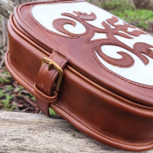 Szőrbetétes női táska - táska & tok - kézitáska & válltáska - válltáska - Meska.hu