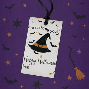 Nyomtatható Halloweeni ajándék címke, Művészet, Címkék, gyufásdobozok, Fotó, grafika, rajz, illusztráció, MESKA