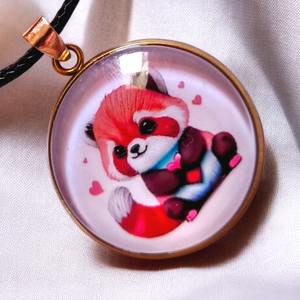 Cuki panda ékszerszett  - Meska.hu