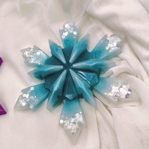 Nagy kék-fehér hópehely dísz , Karácsony, Karácsonyi lakásdekoráció, Karácsonyfadíszek, Mindenmás, MESKA