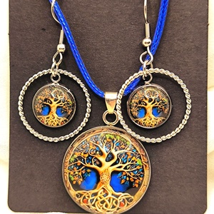 Életfa ékszerszett  - Meska.hu