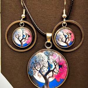 Holdvilág ékszerszett , Ékszer, Ékszerszett, Ékszerkészítés, MESKA