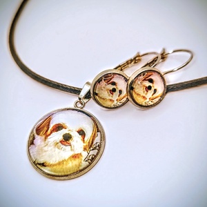 Cuki kutyus ékszerszett , Ékszer, Ékszerszett, Ékszerkészítés, MESKA