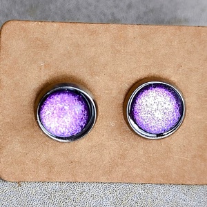 NEMESACÉL!!! Króm fényű pötty fülbevaló  - ékszer - fülbevaló - pötty fülbevaló - Meska.hu