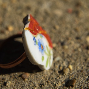 Ahol az élet fakad virágzás gyűrűje -  - Meska.hu