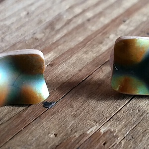 Dimbes-dombos kis fülbevaló -  - Meska.hu