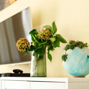 Földgömb, növény labda, virágtartó - otthon & lakás - dekoráció - asztal és polc dekoráció - bonsai - Meska.hu