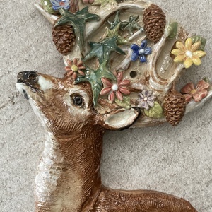 Szarvas, épületkerámia, dekoráció - Meska.hu