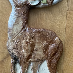 Szarvas, épületkerámia, dekoráció - otthon & életmód - ház & kert - házszám - Meska.hu